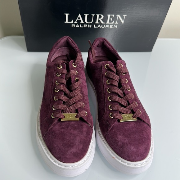 Ralph Lauren Angeline SK suede sneakers - Picture 3 of 4